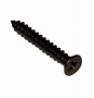 Black #6 x 3/4" Philips Flat Head Sheet Metal Screw