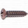 Antique Copper #8 x 3/4" Philips Oval Head Sheet Metal Screw