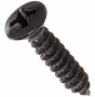 Black #6 x 5/8" Philips Oval Head Sheet Metal Screw