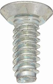 Zinc #10-24 x 2" Philips Flat Head Undercut Machine Screw