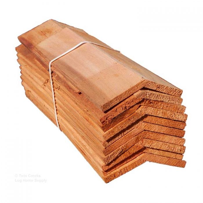 Cedar Hip and Ridge Shakes Non-Fire Rated - 16LF Bundle 